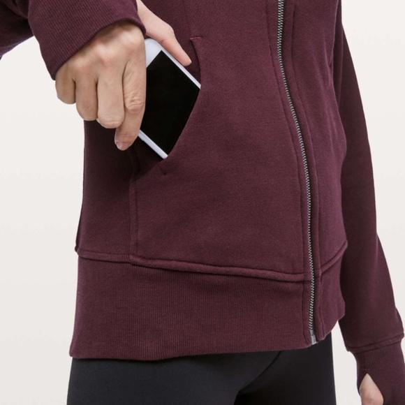 Lululemon Scuba Hoodie Light Cotton Fleece *Dark Adobe, Retail $118 - Picture 4 of 10